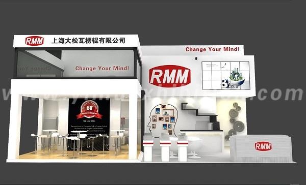 SinoCorrugated South double deck booth design