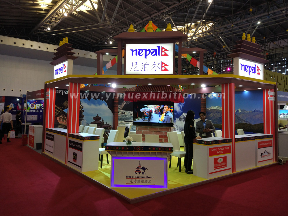 China stand contractor of Nepal pavilion